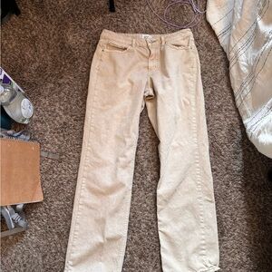Urban Outfitters Beige Straight Leg Women's Jeans